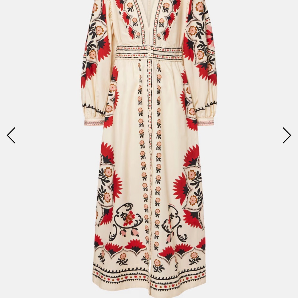 FARM RIO CASHEW MANDALA MAXI DRESS